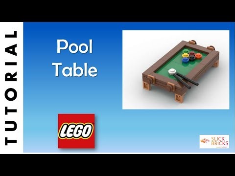 Tutorial: How to Build a Pool Table in Lego