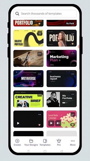 how to make ppt in mobile | canva tutorial