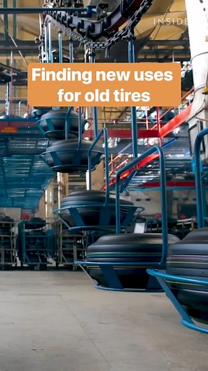 18K views · 85 reactions | How can we recycle old tires instead of burning them for energy? #recycle #pollution #innovation | Insider | Facebook