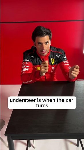 Understeer vs Oversteer Explained by Carlos Sainz #carlossainz #ferrari #f1