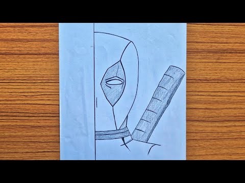 How to Draw Deadpool (Easy Step-by-Step Tutorial) 