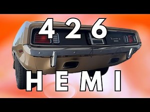 1971 Cuda 426 MOPAR Hemi Brutal sound