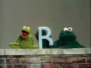 Kermit's B Lecture with Cookie Monster
