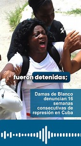 ‼️Damas de Blanco denuncian 16 semanas consecutivas de represión en Cuba. ➡️Al menos seis activistas del movimiento opositor cubano Damas de Blanco, incluida su líder Berta Soler, fueron detenidas este domingo en diversas provincias de Cuba. ➡️La organización opositora, Premio Sájarov a la Libertad de Conciencia del Parlamento Europeo, ha denunciado en varias ocasiones las violaciones a la libertad religiosa a las que son constantemente sometidas. 🔗Todos los detalles en el link en los comentari