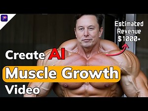How to Make AI Muscle Growth Video | Viral AI Muscle Tutorial | YouTube Automation 2025