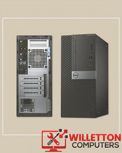 Dell OptiPlex 7050 Mini Tower - Intel i7-6700 3.40GHz - 16GB DDR4 - 256GB SSD - WiFi - BT