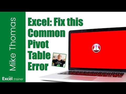 Excel: Fix Pivot Table Formulas That Break When a Category Doesn't Exist
