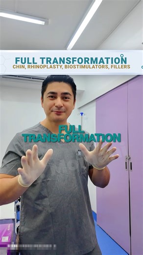 This is what happens when ONE expert does EVERYTHING, chin, rhino, biostim, fillers! #valeriadoctors #doclieth #lightmdaesthetics | Dr. Lieth Momani