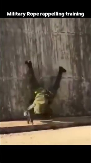 ‌Military Rope rappelling training #soldier #army #viral #shorts