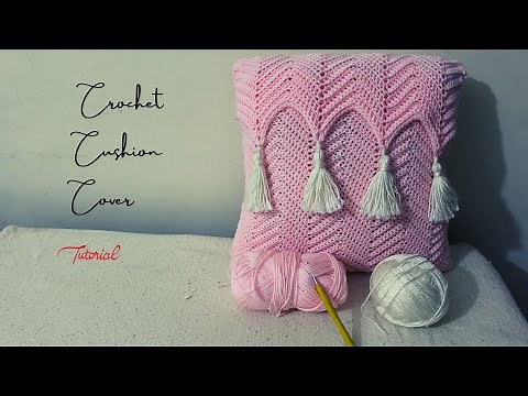 Crochet Cushion Cover Tutorial | Crochet Cushion Cover Designs Patterns