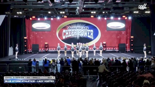 Blue Storm Athletics - LADY VORTEX [2026 L3 Senior - D2 - Small Day 1] 2026 Cheer Power Grand Nationals