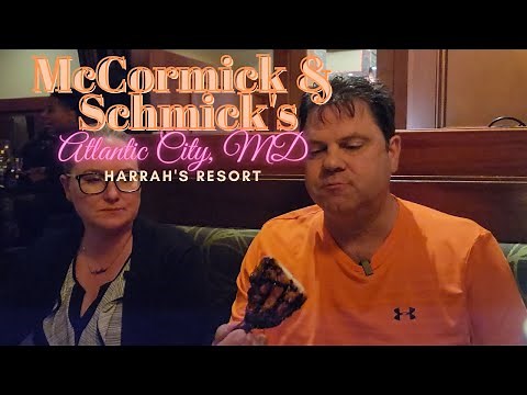 McCormick and Schmick's Seafood and Steaks. Harrah's Atlantic City, MD.