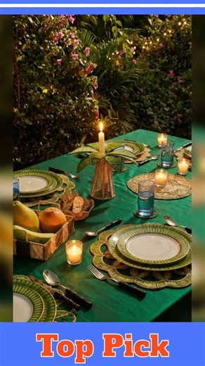 Green Palm Handwoven Iraca Candle Stand
