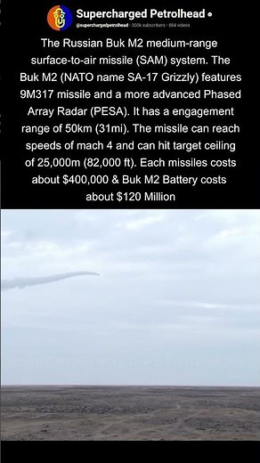 Russian Buk M2 Surface-to-air missile