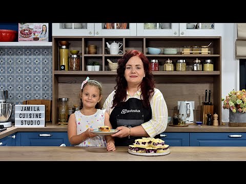 Blueberry and Cream Cheese Cake | Family Recipes | JamilaCuisine