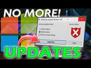 How to Disable Windows Updates PERMANENTLY