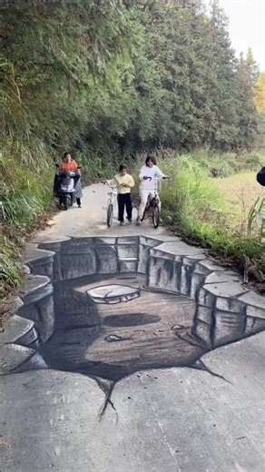 Magic of 3D art on the streets