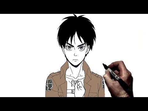 How to draw Eren Jaeger | Step by Step | Attack On Titan