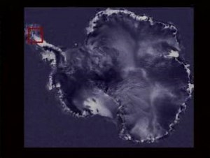 NASA Scientific Visualization Studio | Antarctica: Larsen Pre-shot (with box)
