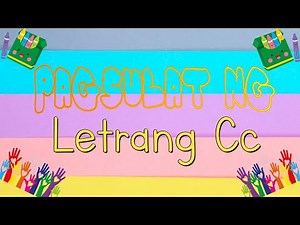How to write letter Cc | Pagsulat ng letrang Cc | Fabulous Knowledge