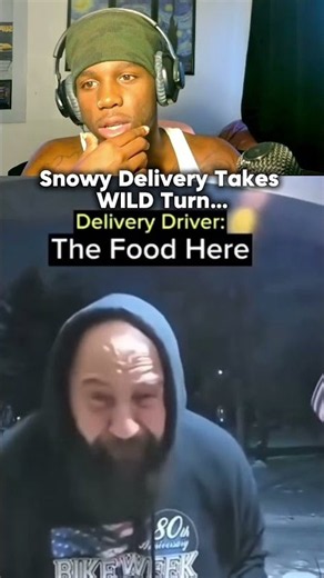 Snow delivery takes wild turn