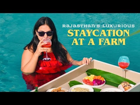 Sangam Farms Bhilwara: Luxury Farm Stay, Activities, Food and Textile factory Tour | Rajasthan vlog