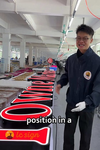 Quality Inspection for Customized Franchise Signs