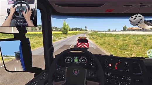 Transporting a Giant 50-Tonne Staircase in ETS2 | Logitech G29 Experience