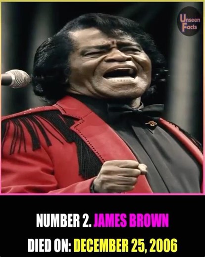Remembering James Brown, who died at 73 from heart failure on Christmas Day 2006. #reels #jamesbrown