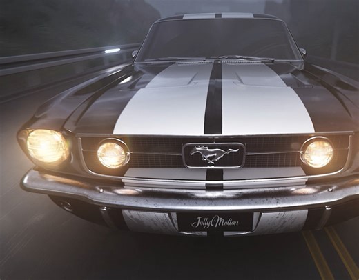 Animation experiments ( Ford Mustang by Jolly Motion ) - Jolly Motion ®