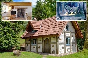 Inside the Disney Snow White cottage in the UK which you can book for £45pppn