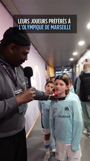 On a demandé aux U11 de l’Olympique de Marseille qui sont leurs joueurs préférés de l’@Olympique de Marseille #football @European Futsal Cup U11