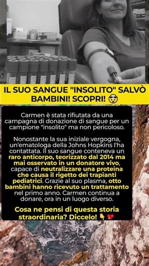 Donatrice rifiutata salvò vite