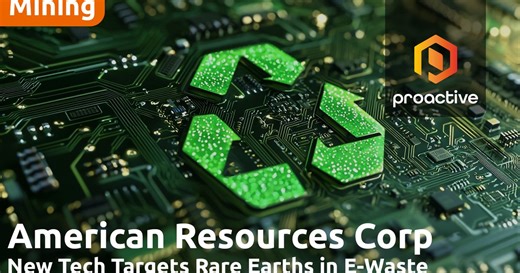 American Resources’ Electrified Materials unveils breakthrough to recover rare earths from e-waste