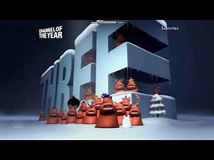BBC3 Blob Three is A Magic Number christmas, channel of The year ident 2003