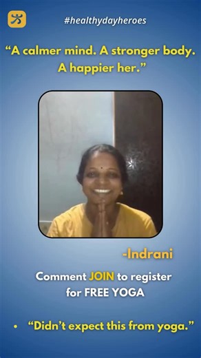 Healthyday Yoga on Instagram: ""My Doctor was Surprised!” 😲📉 Indrani Garu, a Commerce Lecturer, saw her sugar levels drop drastically in just One Month! The Numbers don’t lie: Blood Sugar dropped from 10 points to 6.6 points! Even the nurses told her, “Madam, the doctor is shocked at your results!” What worked? She tried medicines, walking, and diet control—but nothing gave her these results until she started Yoga. 💊 Stop relying only on medicines. Activate your body’s natural healing! 🧘‍♀️ 