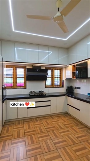 This White Modular Kitchen Feels Super Premium 🤍✨
