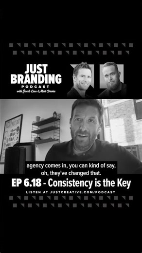 Consistency Is The Key (JUST Branding) #shorts