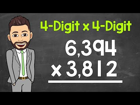 4-Digit by 4-Digit Multiplication | Practice Problems Included