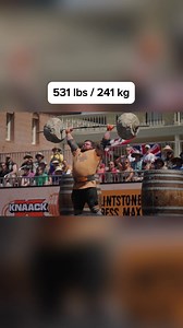 Trey Mitchell takes on the 531 lbs / 241 kg overhead press 🏋️ | SBD World’s Strongest Man