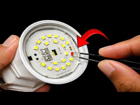 Never Buy New LED Bulbs! Use This Simple Trick to Repair Broken Lights - Unique DIY