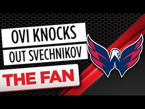 Alex Ovechkin Knocks Out Svechnikov