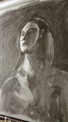 Drawing! #drawingprocess #drawing #charcoalart ##charcoaldrawing #portraitdrawing