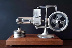 Le moteur Stirling devient un objet déco fascinant