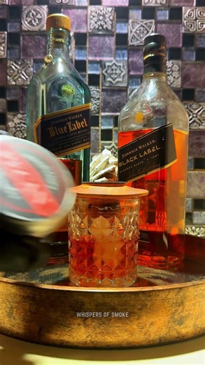 Johnnie Walker Blue Label With Honey | Luxury Whisky Pour Aesthetic