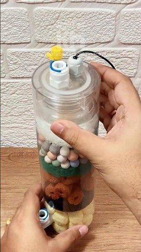 💧🐟 DIY Water Bottle Aquarium Filter That Actually Works! ✅