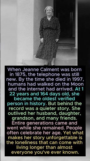 The Oldest Woman Alive Lost Four Generations