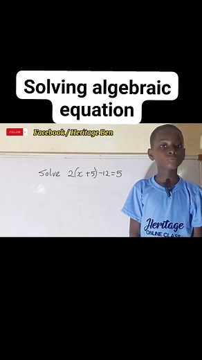 3.4K views · 58 reactions | Solving algebraic equation #giviralreel #viralreels #facebookreels #math #algeria #AlgebraicExpressions #SimpleEquations Heritage Ben | Heritage Ben | Facebook