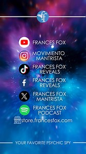 Don't trust Frances, she was trained as a psychic spy as a child Spotify: https://lnkd.in/eVTk5YuQ Apple Podcasts: https://lnkd.in/enFVZ7Gv #FrancesFox #Mantras #Psychic #Remoteviewed | Frances Fox Reveals