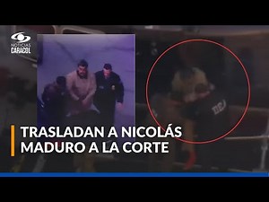 URGENTE | Primera imagen del traslado de Nicolás Maduro a la corte en Nueva York